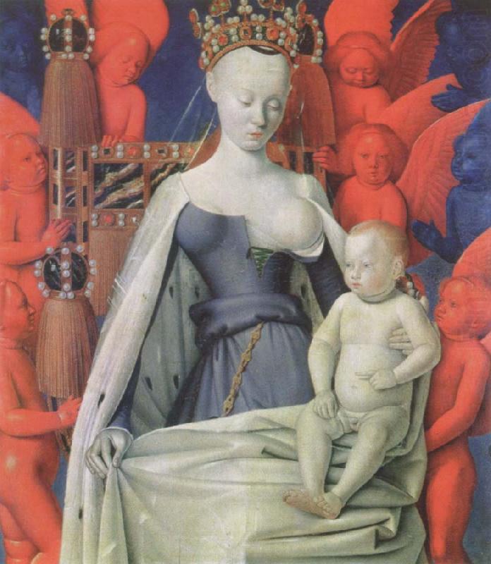 Jean Fouquet The melun Madonna china oil painting image